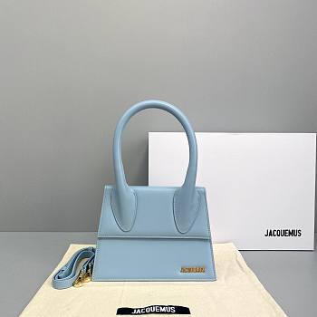 JACQUEMUS | Chiquito Small Blue bag - 302340 - 18 x 15.5 x 8 cm