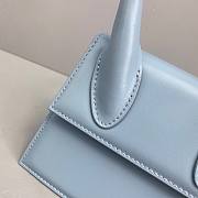 JACQUEMUS | Chiquito Small Blue bag - 302340 - 18 x 15.5 x 8 cm - 6