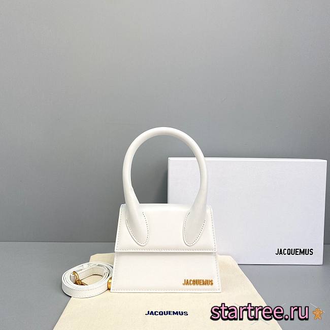JACQUEMUS | Chiquito Small White bag - 300100 - 18 x 15.5 x 8 cm - 1