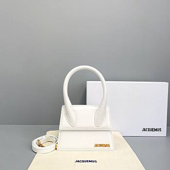 JACQUEMUS | Chiquito Small White bag - 300100 - 18 x 15.5 x 8 cm