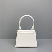 JACQUEMUS | Chiquito Small White bag - 300100 - 18 x 15.5 x 8 cm - 4