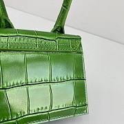  ﻿Jacquemus | Le Chiquito Crocodile Green Bag - 12x8x5cm - 6