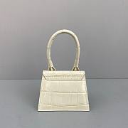  ﻿Jacquemus | Le Chiquito Crocodile White Bag - 12x8x5cm - 6