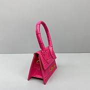  ﻿Jacquemus | Le Chiquito Crocodile Pink Bag - 12x8x5cm - 3