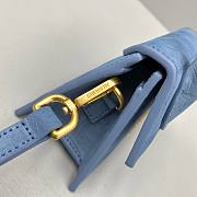 Jacquemus | Le Chiquito mini Frosted Blue Bag - 12 x 8 x 5cm - 5