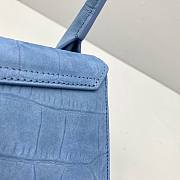 Jacquemus | Le Chiquito mini Frosted Blue Bag - 12 x 8 x 5cm - 6