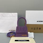 Jacquemus | Le Chiquito mini Frosted Purple Bag - 12 x 8 x 5cm - 1