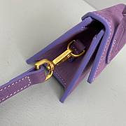 Jacquemus | Le Chiquito mini Frosted Purple Bag - 12 x 8 x 5cm - 3