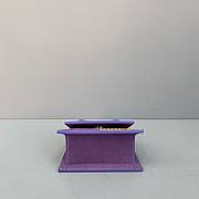 Jacquemus | Le Chiquito mini Frosted Purple Bag - 12 x 8 x 5cm - 4