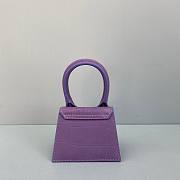 Jacquemus | Le Chiquito mini Frosted Purple Bag - 12 x 8 x 5cm - 5