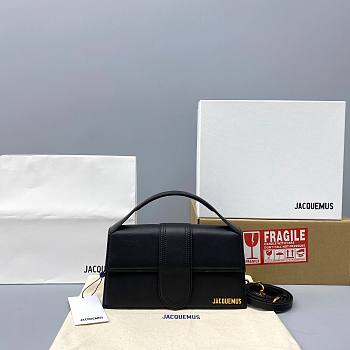 JACQUEMUS | Great Bambino Black bag - 300990 - 24 x 13 x 7 cm