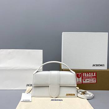 JACQUEMUS | Great Bambino White bag - 300990 - 24 x 13 x 7 cm