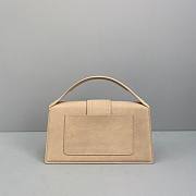 JACQUEMUS | Beige Suede Le Bambino - 24 x 13 x 7 cm - 4