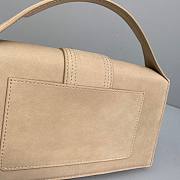 JACQUEMUS | Beige Suede Le Bambino - 24 x 13 x 7 cm - 5