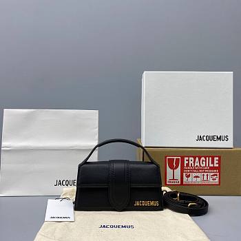 JACQUEMUS | Bambino Small Black Bag - 300990 - 18 x 6 x 7 cm