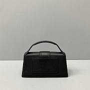 JACQUEMUS | Bambino Small Black Bag - 300990 - 18 x 6 x 7 cm - 4