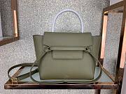 CELINE | Nano Belt Bag in Grain Calfskin Army Green - 189003 - 20 x 20 x 10 cm - 1