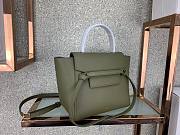 CELINE | Nano Belt Bag in Grain Calfskin Army Green - 189003 - 20 x 20 x 10 cm - 2
