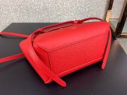 CELINE | Nano Belt Bag in Grain Calfskin Red - 189003 - 20 x 20 x 10 cm - 6