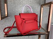 CELINE | Nano Belt Bag in Grain Calfskin Red - 189003 - 20 x 20 x 10 cm - 4