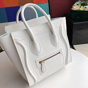 CELINE | Nano Luggage White Bag - 189243 - 20 x 20 x 10 cm - 3