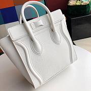 CELINE | Nano Luggage White Bag - 189243 - 20 x 20 x 10 cm - 2