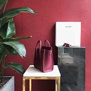 CELINE | Nano Luggage Red Wine Bag - 189243 - 20 x 20 x 10 cm - 6