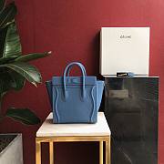 CELINE | Nano Luggage Red Cloud Blue Bag - 189243 - 20 x 20 x 10 cm - 5