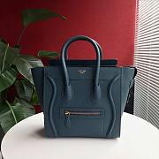 CELINE | MICRO Luggage Blue gray Bag - 189793 - 27 x 27 x 15 cm - 1