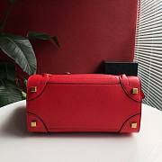 CELINE | MICRO Luggage Red Bag - 189793 - 27 x 27 x 15 cm - 5