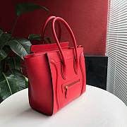 CELINE | MICRO Luggage Red Bag - 189793 - 27 x 27 x 15 cm - 2