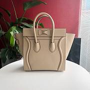 CELINE | MICRO Luggage Dune Bag - 189793 - 27 x 27 x 15 cm - 4