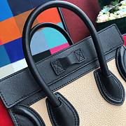 CELINE | Luggage Nano Black/Red & Suede Shoulder - 168243 - 20x20x10cm - 2