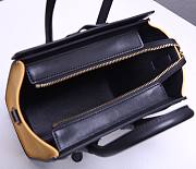 CELINE | Luggage Nano Black/Tan & Suede Shoulder - 168243 - 20x20x10cm - 4