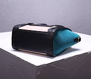 CELINE | Luggage Nano Black/Amazone & Suede Shoulder - 168243 - 20x20x10cm - 5