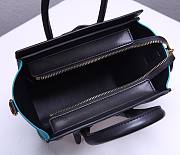 CELINE | Luggage Nano Black/Amazone & Suede Shoulder - 168243 - 20x20x10cm - 4