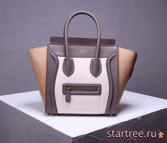 CELINE | Luggage Nano Brown/Tan - 168243 - 20x20x10cm - 1