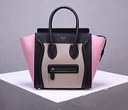 CELINE | Luggage Micro Black/Pink - 167793 - 27 x27 x 15 cm - 1