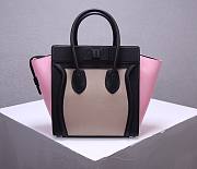 CELINE | Luggage Micro Black/Pink - 167793 - 27 x27 x 15 cm - 5