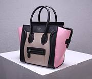 CELINE | Luggage Micro Black/Pink - 167793 - 27 x27 x 15 cm - 4