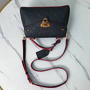 Louis Vuitton | Georges BB Black/Red bag - M53941 - 27.5 x 17.0 x 11.5 cm - 3