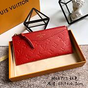 Louis Vuitton | Pochette Mélanie BB Red- M68712 - 20 x 10 x 0.3 cm - 1