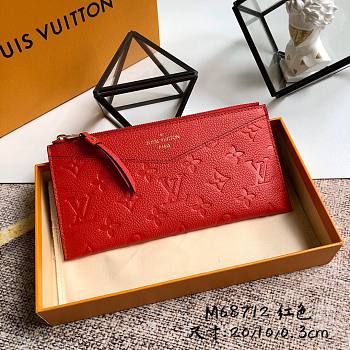 Louis Vuitton | Pochette Mélanie BB Red- M68712 - 20 x 10 x 0.3 cm