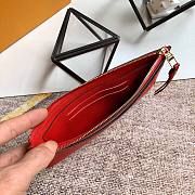 Louis Vuitton | Pochette Mélanie BB Red- M68712 - 20 x 10 x 0.3 cm - 6