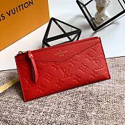 Louis Vuitton | Pochette Mélanie BB Red- M68712 - 20 x 10 x 0.3 cm - 4