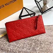 Louis Vuitton | Pochette Mélanie BB Red- M68712 - 20 x 10 x 0.3 cm - 3