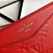 Louis Vuitton | Pochette Mélanie BB Red- M68712 - 20 x 10 x 0.3 cm - 2