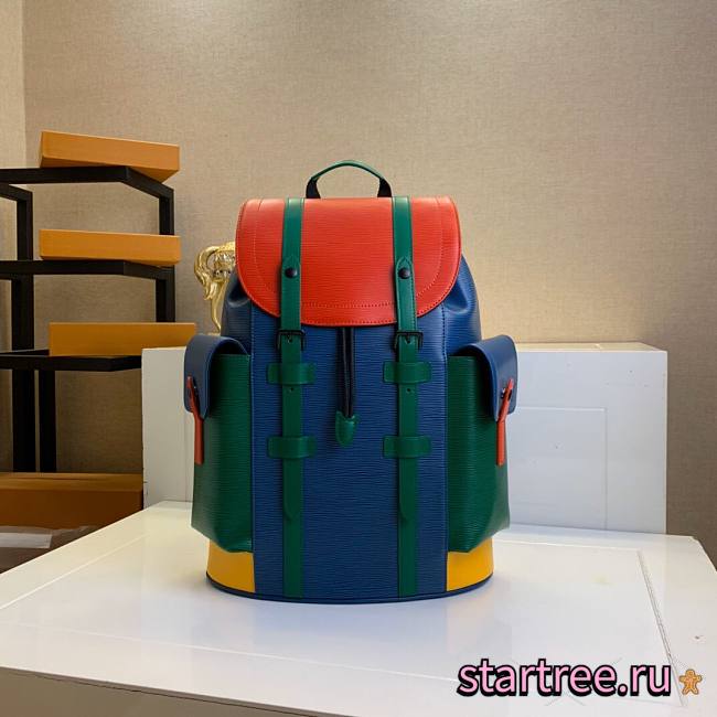 Louis Vuitton | Christopher PM Epi Color Block - M55565 - 41 x 48 x 13 cm  - 1