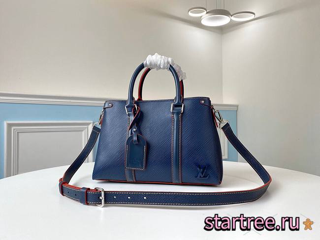 Louis Vuitton | Soufflot BB Navy Epi Leather - M55613 - 28 x 20 x 13 cm - 1