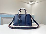 Louis Vuitton | Soufflot BB Navy Epi Leather - M55613 - 28 x 20 x 13 cm - 1